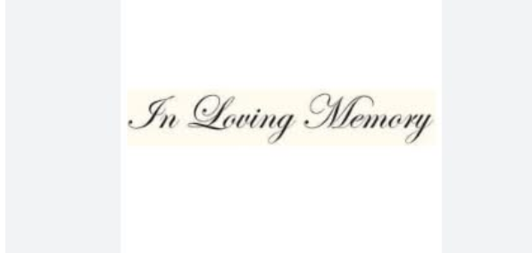 In Loving Memory of Caleb Shaner
